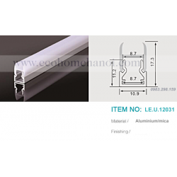 ĐÈN LED KẸP KÍNH TỦ